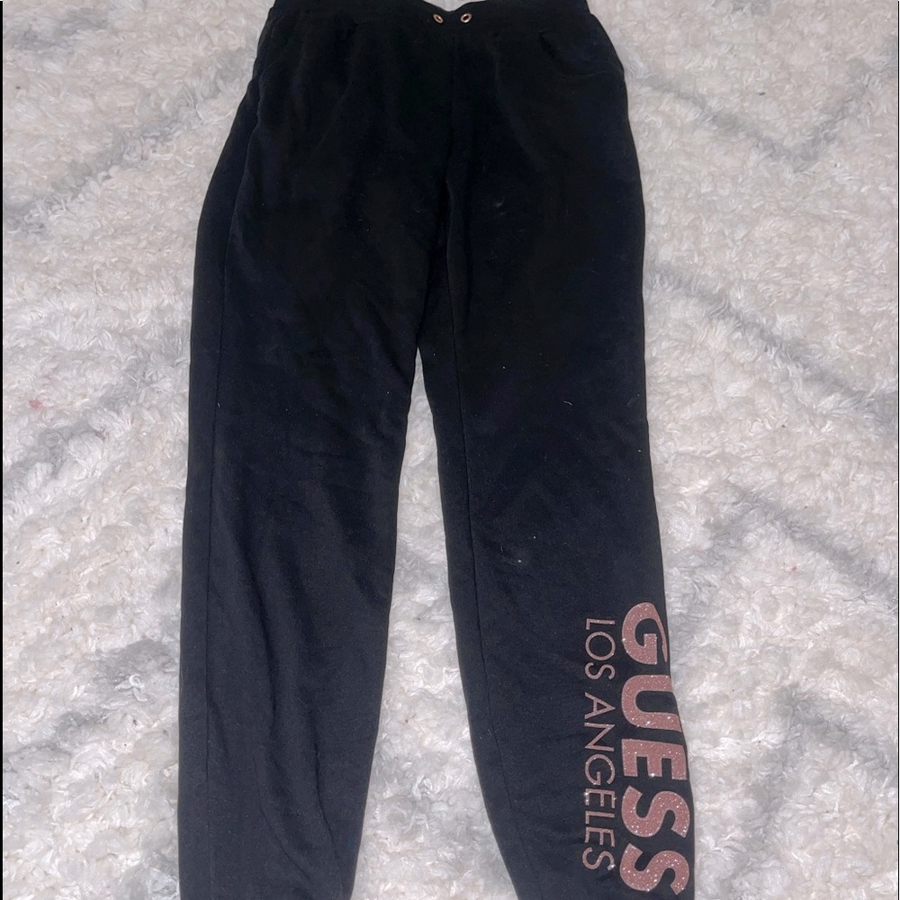 Guess sparkly sweat pants